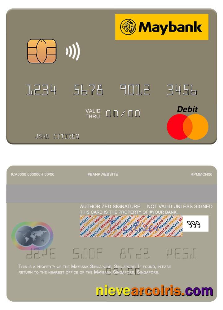 Singapore Maybank Singapore mastercard